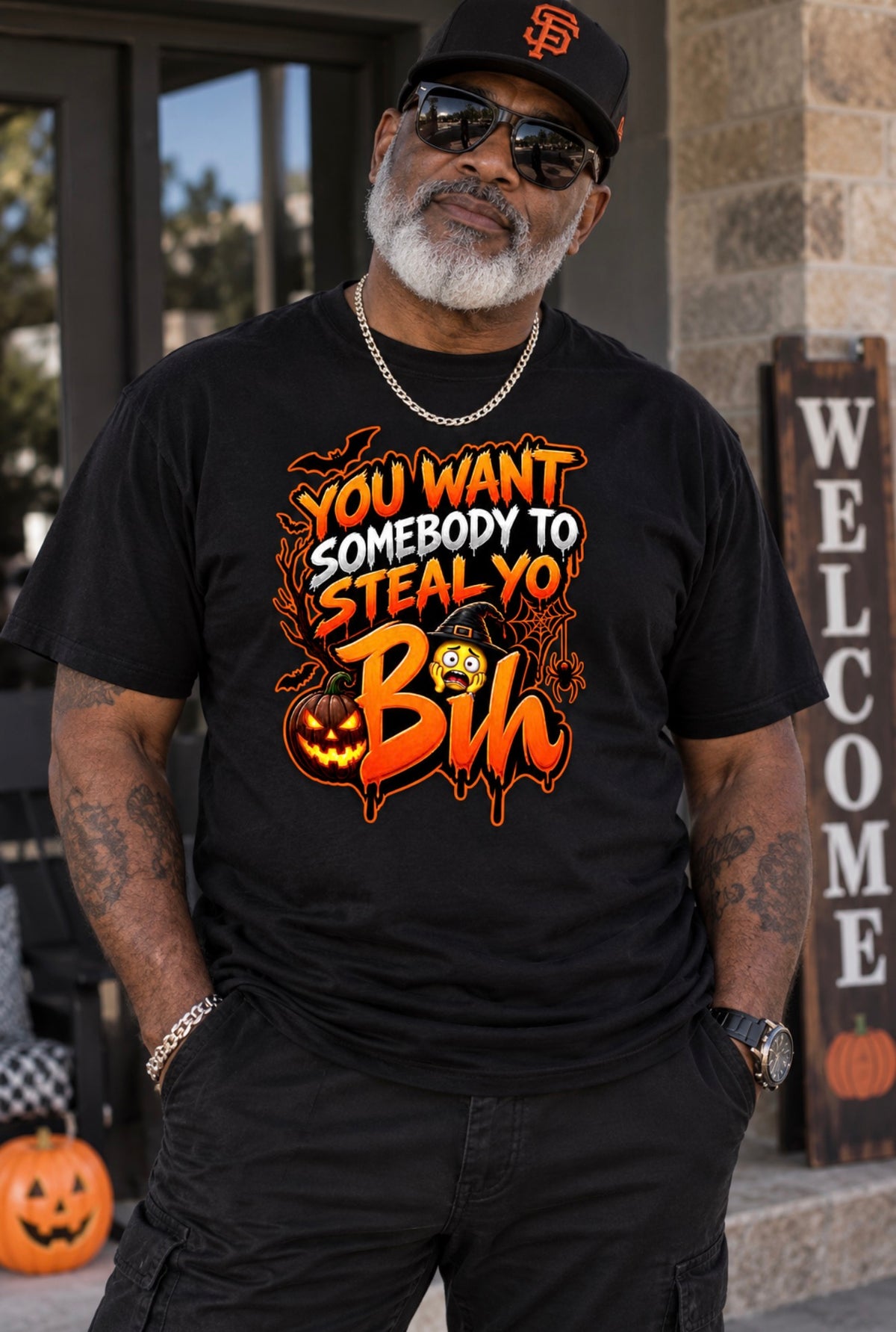 Halloween You Want Somebody To Steal Yo Bih ?